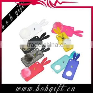 Cute Rabbite Silicone Phone Case thumbnail-1