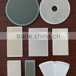 Porous Cordierite Honeycomb Infrared Catalytic Ceramic Plates for Bbq Burners, Customized Radiant Cordierite Plague 128 x 73 thumbnail-2