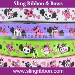 Factory Cheap Print Halloween Ribbon Decoration thumbnail-1