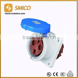 CEE 63A Panel Mounted Male and Female Industrial Plug and Socket thumbnail-2