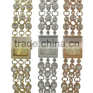 Quartz Watches Japan Movt Watch With Stone Chain Strap OEM Services thumbnail-1