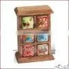 6 Drawer Tall Chest | Ceramic Spice Chest. thumbnail-1