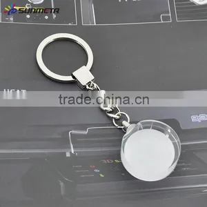 Factory Direct Sell Custom Pattern Logo Cheap Price Decorative Metal Key Chain With Crystal Pendant thumbnail-1