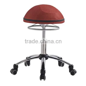 New Red Mesh Ergonomic Balance Seating Exercise Chair for Office Use/Office Exercise Use thumbnail-1