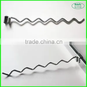 Single Prong Crossbar Hooks Curved Display Hook thumbnail-2