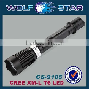 CREE T6 LED TACTICAL FLASHLIGHT FOR POLICE thumbnail-1