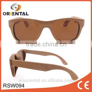 China Wholesale Custom Logo Unisex Wooden Sunglasses thumbnail-1