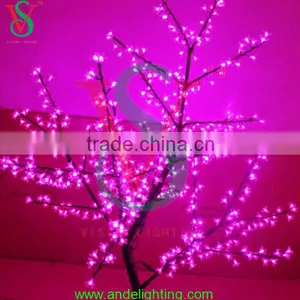 Fancy Romantic Valentine Decorations 3D Artificial Sakura Tree Light thumbnail-1
