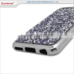 Electroplating Diamond Tpu Phone Case Back Cover With Frame for Iphone 5 5s 6 6s 7 Plus thumbnail-6