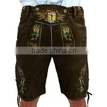 BROWN LADIES SUEDE LADERHOSEN SHORT PAKISTAN thumbnail-1