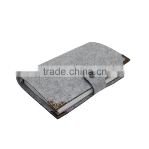 China Factory Wholesale Felt Notebooks and Diary With Clasp thumbnail-1