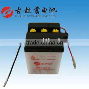 Motorbike Battery 6N4-2A-5 6V4AH Motorcycle Lead Acid Starter Battery thumbnail-1