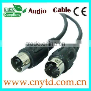 Black Color High Speed Bnc 4p Power Cable Male to Male thumbnail-1