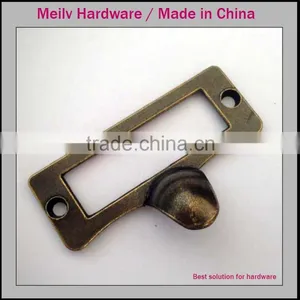 Made in China Furniture Hardware Zinc Antique Business Card Holder Handles thumbnail-2