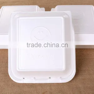 Foam Takeaway Food Container Three Lattice thumbnail-4
