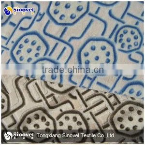 Super Soft 100% Polyester Burnout Velboa Fabric for Sofa Fabric,upholstery Fabric thumbnail-1