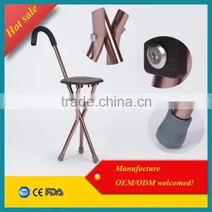 Old People Walking Tools Aluminum Folding Cane Seat / Elderly Walking Stick as Seen on tv thumbnail-6