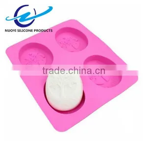 4 Cavities Tree Oval Soap Mold thumbnail-5