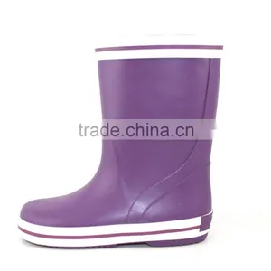 China Footwear Design Rubber Rain Boots Child Rain Shoes thumbnail-1