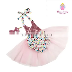 2016 Hot Sale Banquet Dinner Party Beautiful Lovely Sequin Tutu Set thumbnail-3