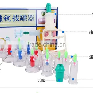 Disposable Plastic Vacuum Suction Cups Vacuum Cupping Therapy Cups Set thumbnail-2