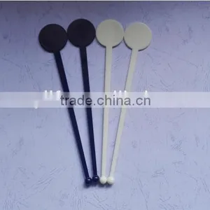 Best Quality Disposable Custom-made Cocktail Plastic Sticker Party Drink Stirrer thumbnail-1