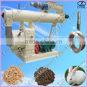 Industrial Electric Ring Die Rabbit Feed Pellet Press Machine Price thumbnail-1