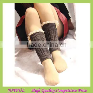 Wholesale Customized Knitted Lace Boot Cuffs thumbnail-5