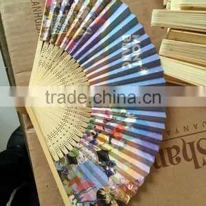 FD-155 High Quality Bamboo Fan thumbnail-4