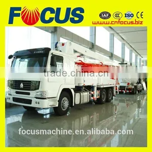 China New Truck Mounted Concrete Boom Pump 21m 25m 28m 32m Concrete Truck With Pump thumbnail-2
