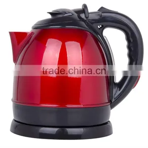 Red Electric Stainless Steel Kettle 1.5L thumbnail-1