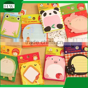 Promotional Wholesale Office Stationery Cartoon Animal Sticky Note thumbnail-1