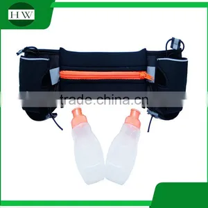Custom Wholesale Logo Printed Reflective Waterproof Led Cell Mobile Phone Gym Sports Running Belt Waist Bag Pack With Bottle thumbnail-1
