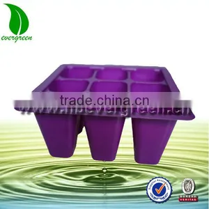 High Quality 9 Cells PS Colorful Seed Starting Tray thumbnail-1