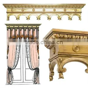 Curtain Pelmet,curtain Rod Pelmet,gothic Pelmet(B190057) thumbnail-1