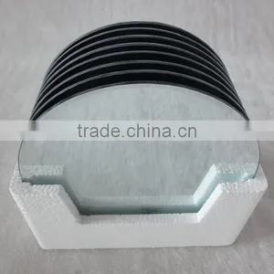 Decorative Round Beveled Mirror Candle Plate thumbnail-2