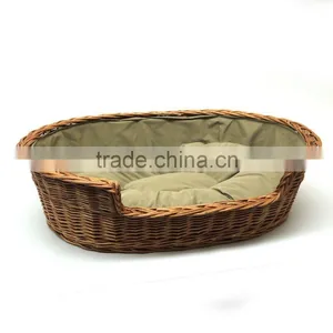 Ecofriendly Wicker Pet Basket, Wicker Dog Basket Well Made In China thumbnail-1