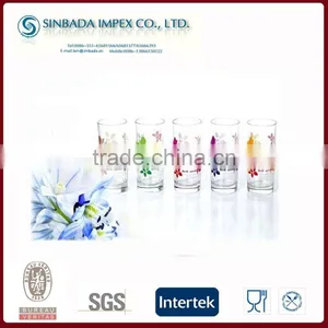 Drinking Water Glass With Heat Transfer Designs thumbnail-1