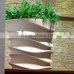 Modern Unique Roof Fiberglass Garden Planters Wholesale thumbnail-1