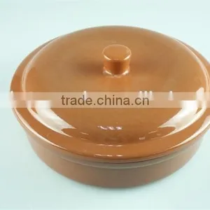 Terracotta Pot,stocklot Cheap Stoneware Pot, Terracotta Colour Soup& Stock Pots, thumbnail-2