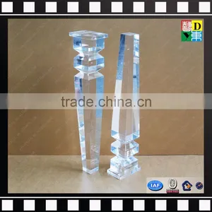 Transparent Perspex/acrylic Sofa Legs, Modern Legs for Sofas, Clear Acrylic Furniture Legs thumbnail-1
