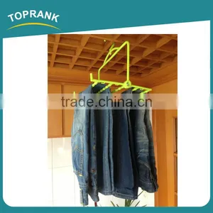 Cheap Hot Selling Four Layers Adjustable Plastic Foldable Trouser Hanger Plastic Pant Hanger thumbnail-4