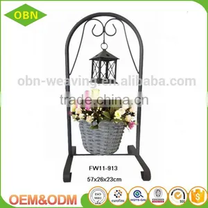 China Factory Rustic Cheap Direct Willow Wicker Wholesale Custom Gift Hanging Baskets for Your Garden thumbnail-1