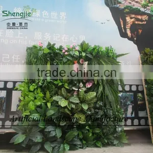 ODM or OEM Artificial Plants Wall in Factory,fake Green Wall thumbnail-1