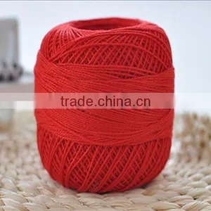 6S/2 Crochet Cotton Yarn Knitting Colorful Lace Yarn thumbnail-3
