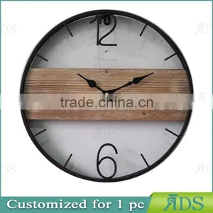 Metal Oval Wall Clock ADS050036 thumbnail-1