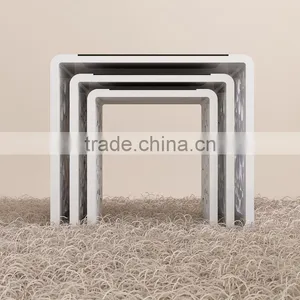 Modern High Gloss Coffee Table MDF Furnitures Wood Coffee Table thumbnail-3