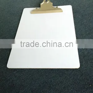 A4 MDF White Clipboard With Special Butterfly Clip thumbnail-2