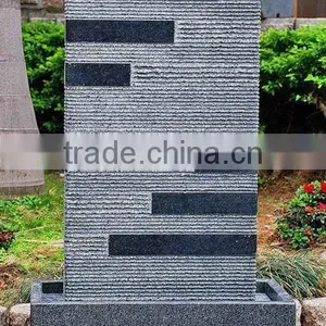 Mini Water Feature Granite Stone Water Fountain With Led Lights thumbnail-1