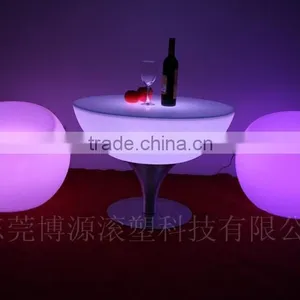 High Quality PE Plastic Led Table Lamp Led Cube Furniture Led Coffee Table thumbnail-6